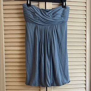 Banana Republic Strapless Dress in Soft Blue
